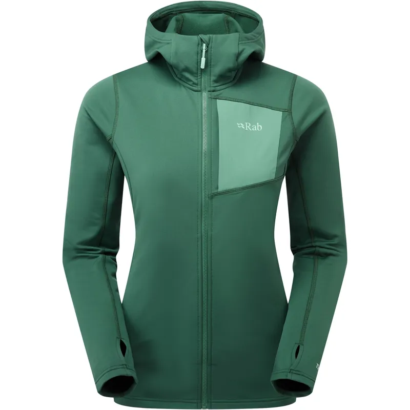 Rab Womens Superflux Hoody - Green Slate