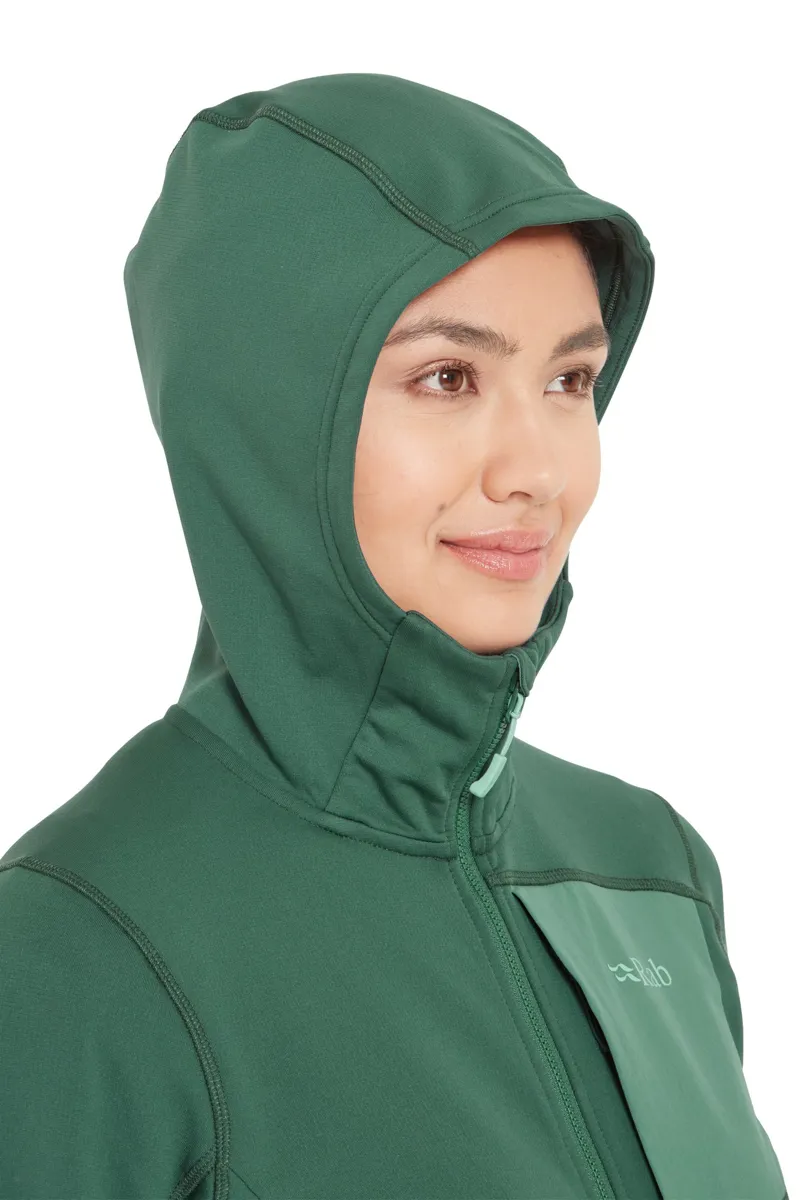 Rab Womens Superflux Hoody - Green Slate-5