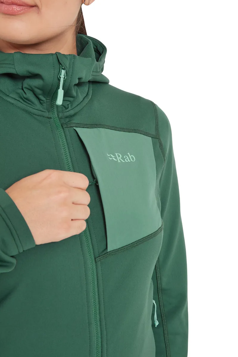 Rab Womens Superflux Hoody - Green Slate-6