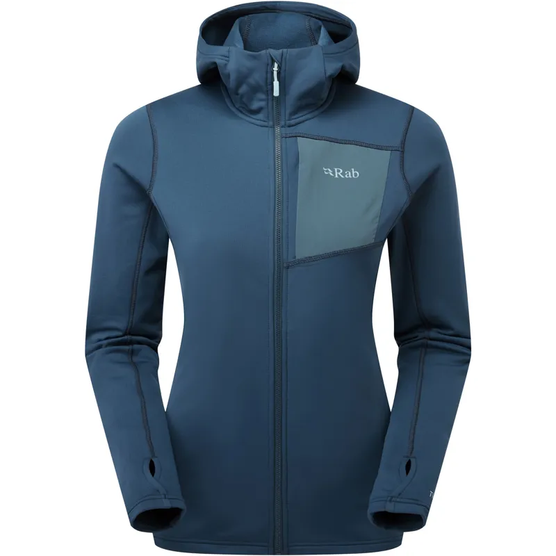 Rab Womens Superflux Hoody - Tempest Blue