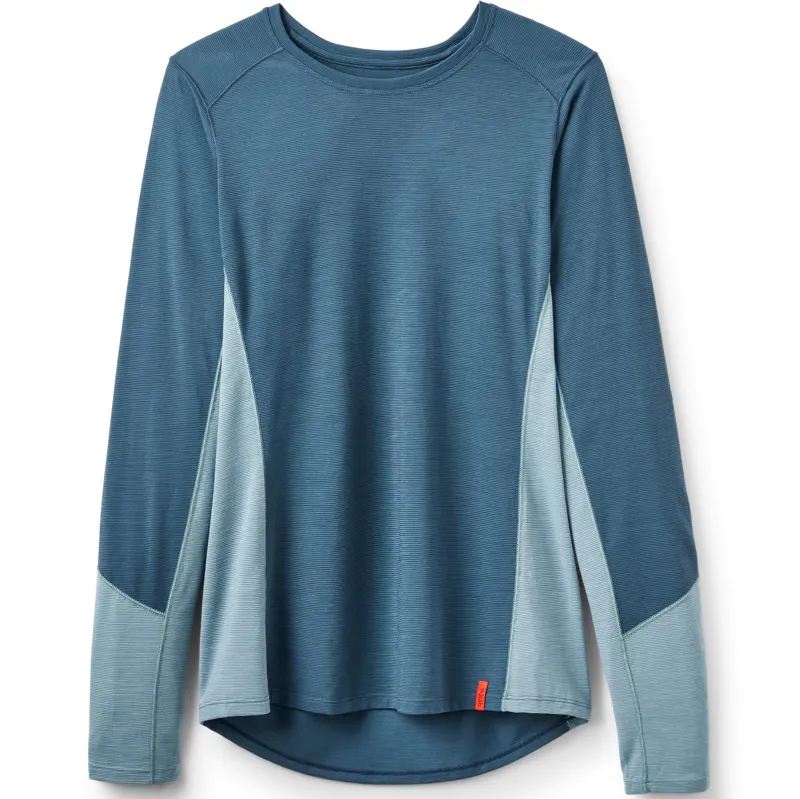 Rab Womens Syncrino Base Long Sleeved Tee - Orion Blue