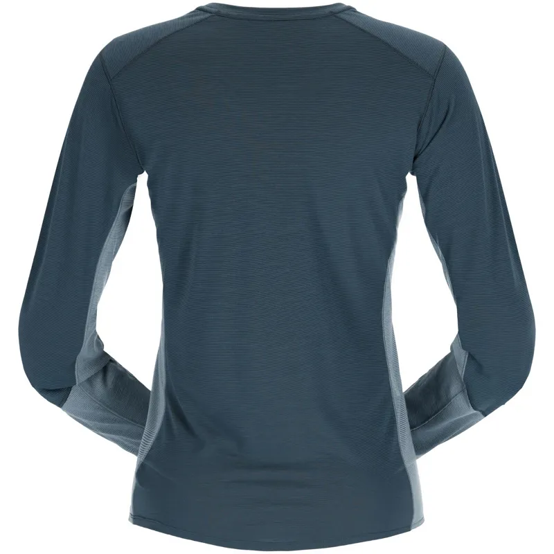 Rab Womens Syncrino Base Long Sleeved Tee - Orion Blue-1
