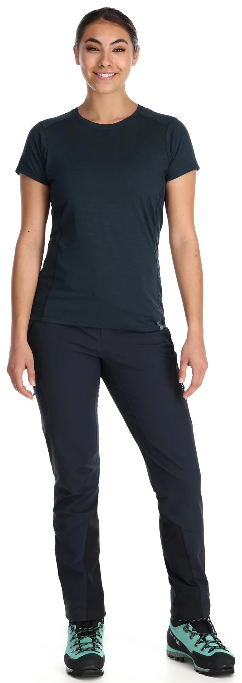 Rab Womens Syncrino Base Tee - Beluga-4