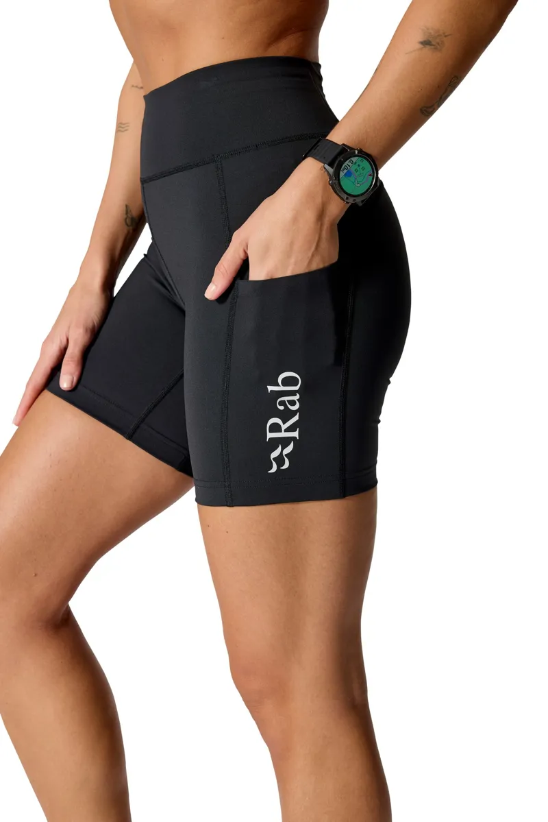 Rab Womens Talus Tights Shorts - Black-6