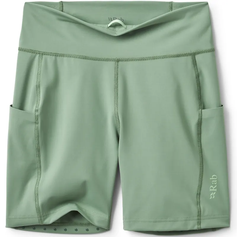 Rab Womens Talus Tights Shorts - Dark Fig Green-2