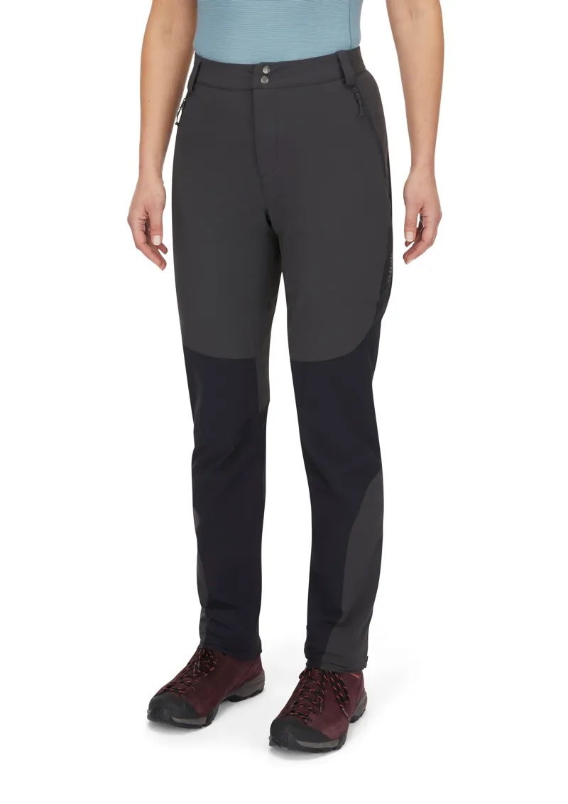 Rab Womens Torque Mountain Trousers - Anthracite-Black-2
