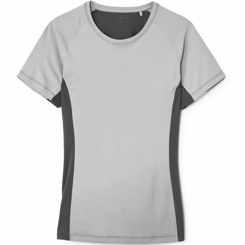 Rab Womens Trail Tee - Dark Pewtwer-Graphene