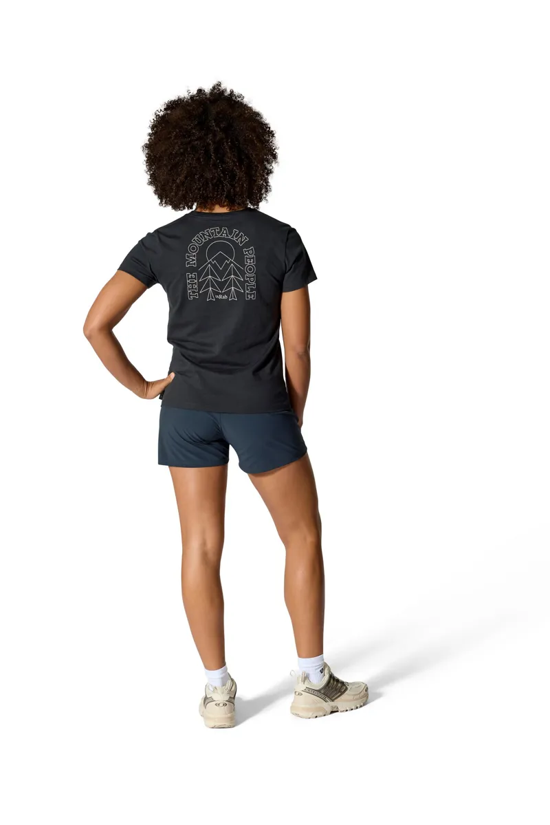 Rab Womens Tuku Cirque Tee - Beluga-5