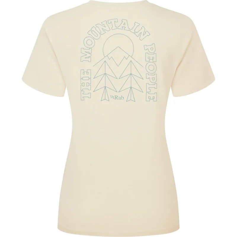 Rab Womens Tuku Cirque Tee - Ecru-2