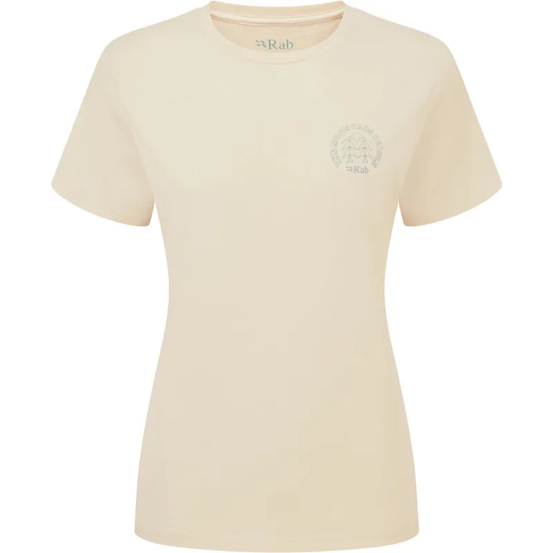 Rab Womens Tuku Cirque Tee - Ecru-1