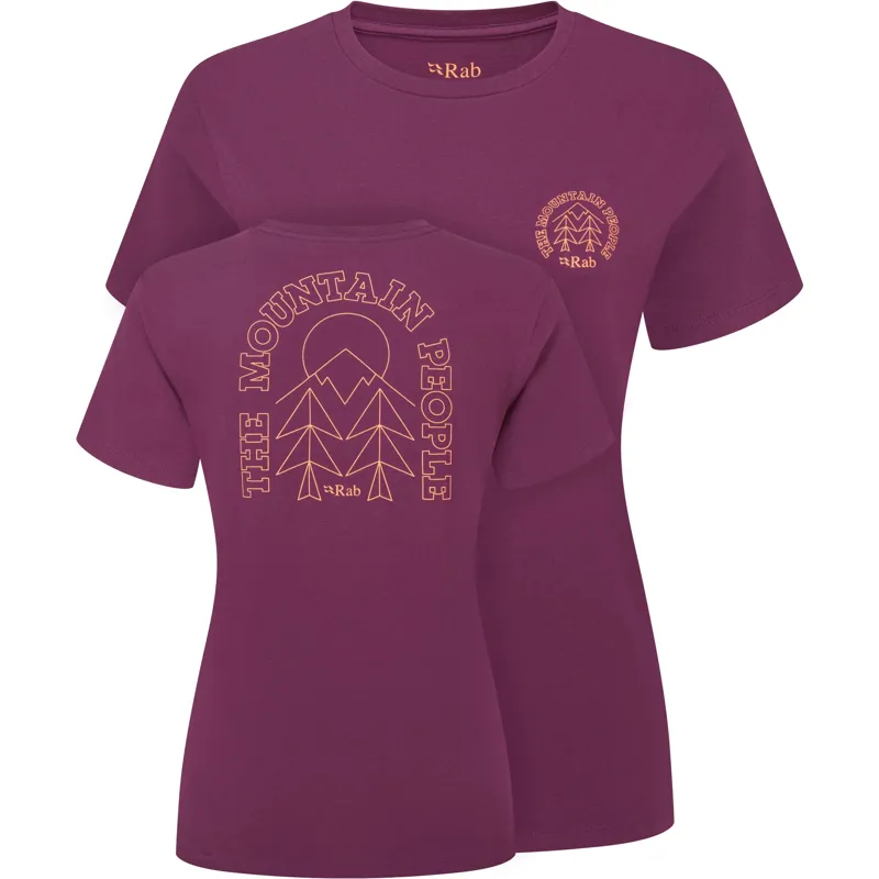Rab Womens Tuku Cirque Tee - Mulberry