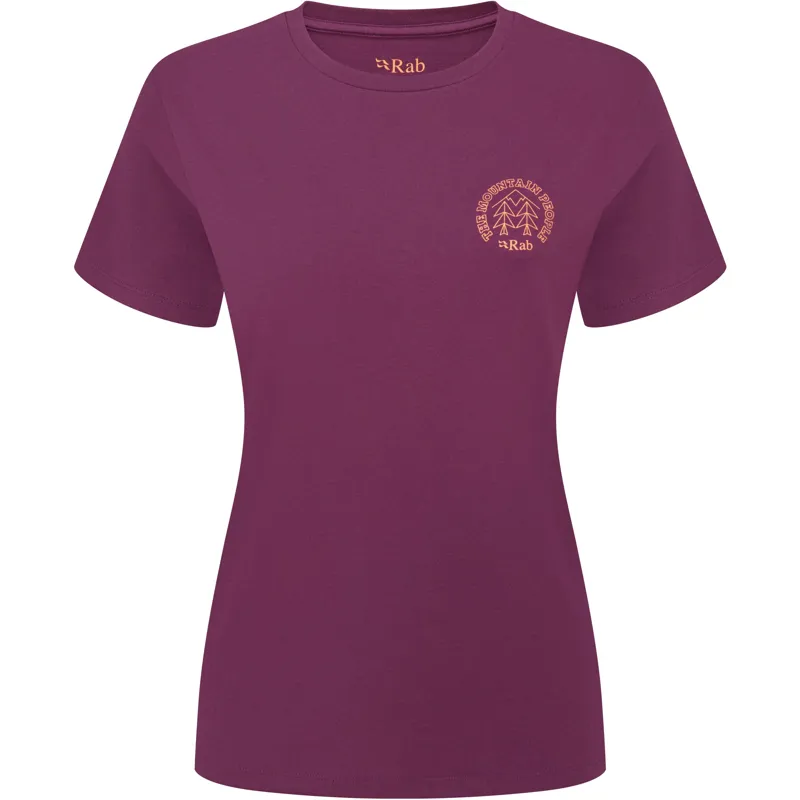 Rab Womens Tuku Cirque Tee - Mulberry-1