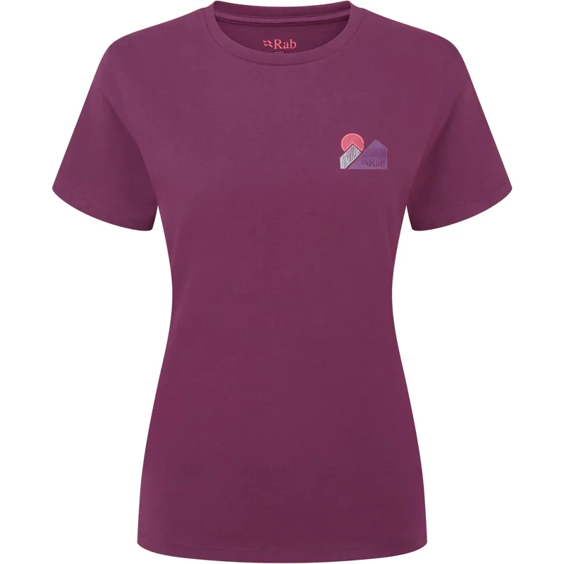 Rab Womens Tuku Vista Tee - Mulberry-1