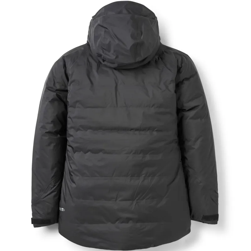 Rab Womens Valiance Jacket - Black-Aquamarine-1