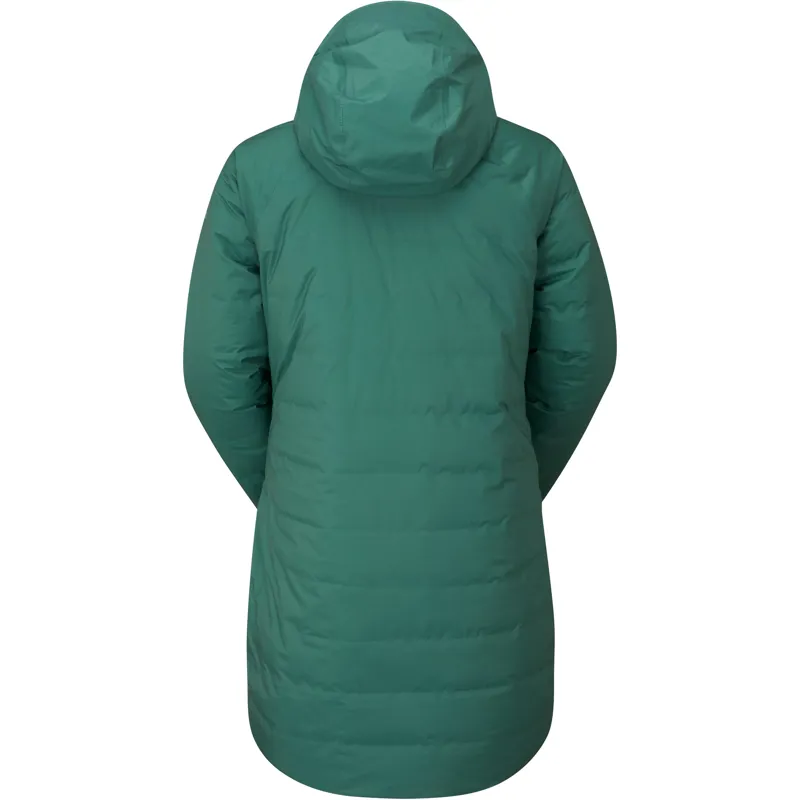 Rab Womens Valiance Parka - Green Slate-1