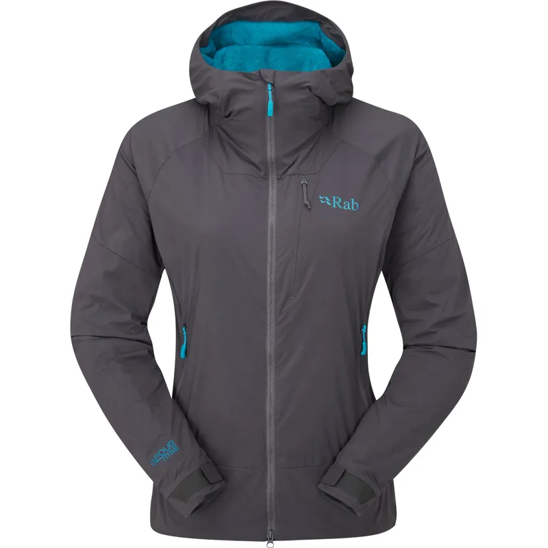 Rab Womens Vapour-Rise Summit Jacket - Graphene