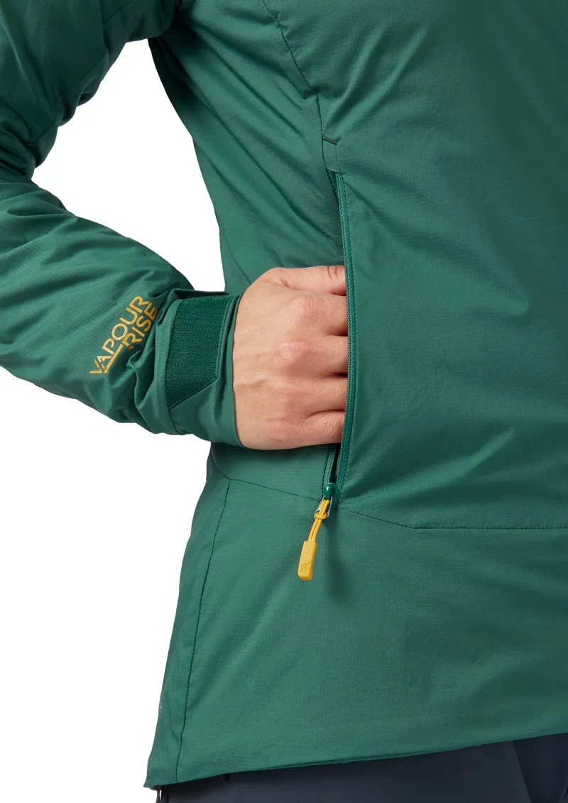Rab Womens Vapour-Rise Summit Jacket - Green Slate-5