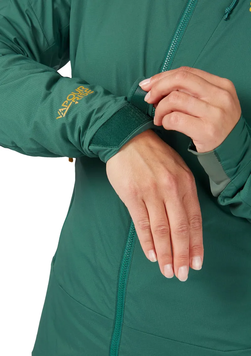 Rab Womens Vapour-Rise Summit Jacket - Green Slate-6