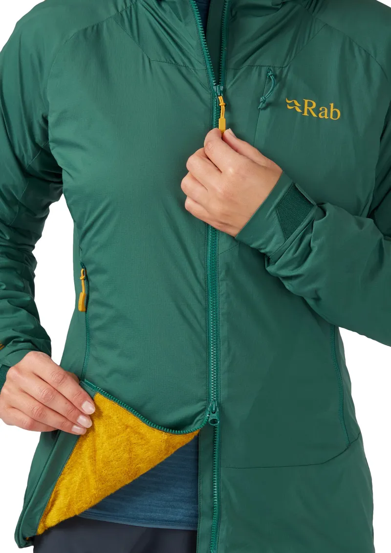 Rab Womens Vapour-Rise Summit Jacket - Green Slate-8