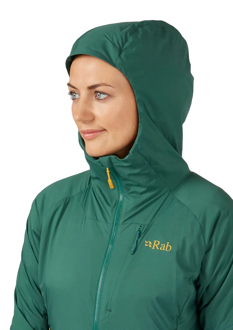 Rab Womens Vapour-Rise Summit Jacket - Green Slate-10