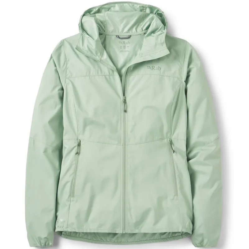 Rab Womens Windgather Hoody - Fig Green