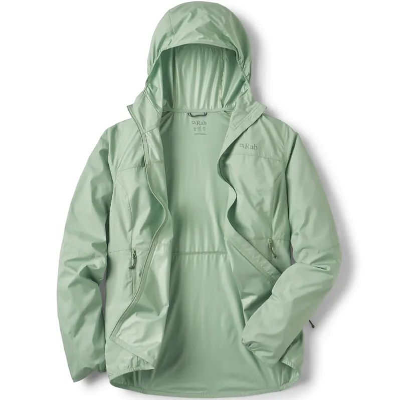 Rab Womens Windgather Hoody - Fig Green-2