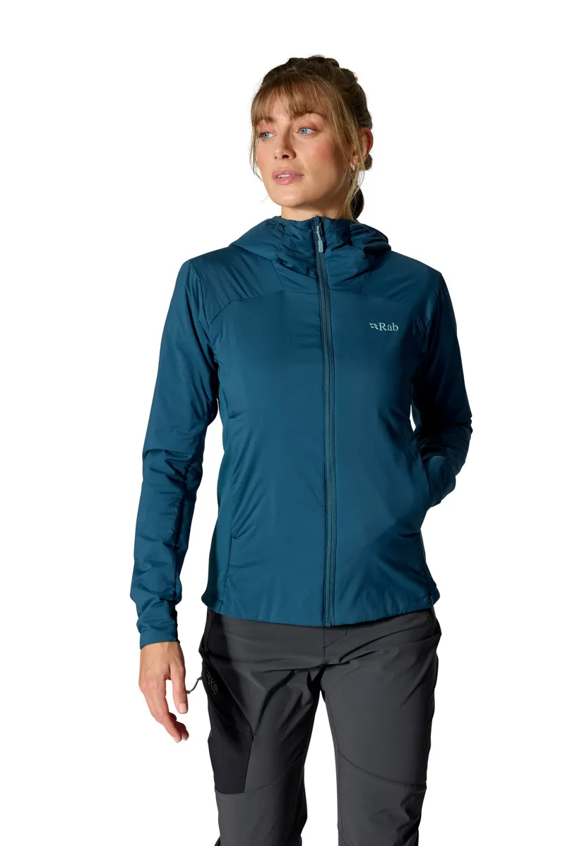 Rab Womens Xenair Alpine Flex Jacket - Mulberry-2