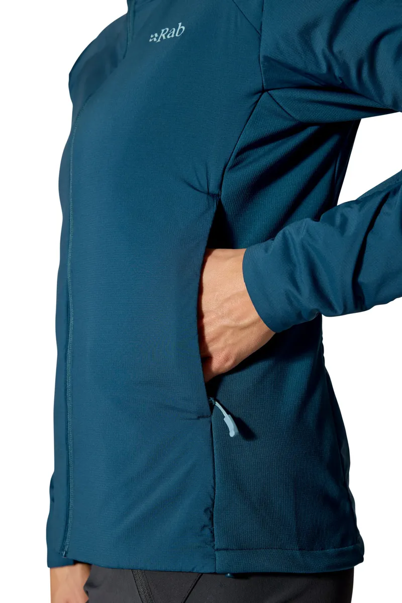 Rab Womens Xenair Alpine Flex Jacket - Tempest Blue-7