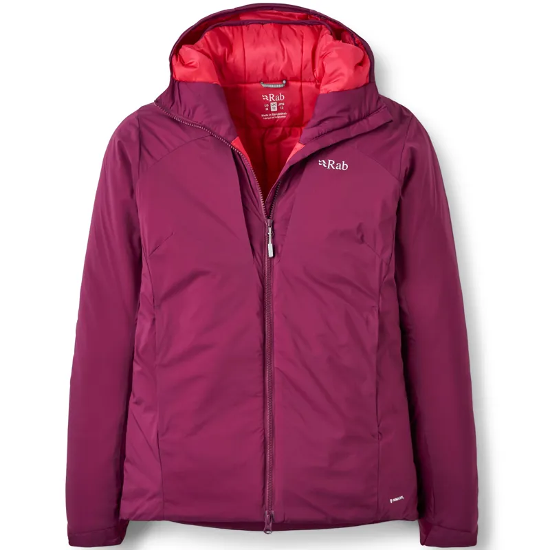 Rab Womens Xenair Alpine Jacket - Mulberry