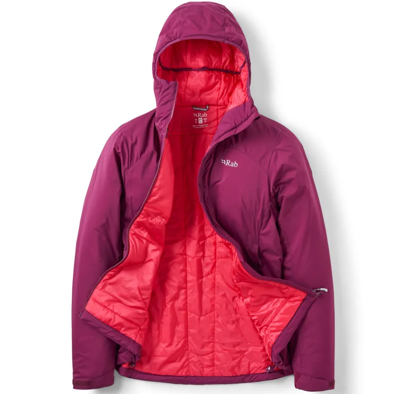 Rab Womens Xenair Alpine Jacket - Mulberry-1