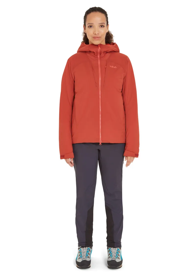 Rab Womens Xenair Alpine Jacket - Tuscan Red-5