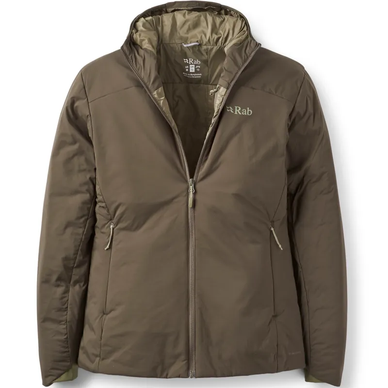 Rab Womens Xenair Alpine Light Jacket - Dark Army