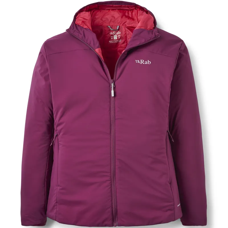 Rab Womens Xenair Alpine Light Jacket - Mulberry