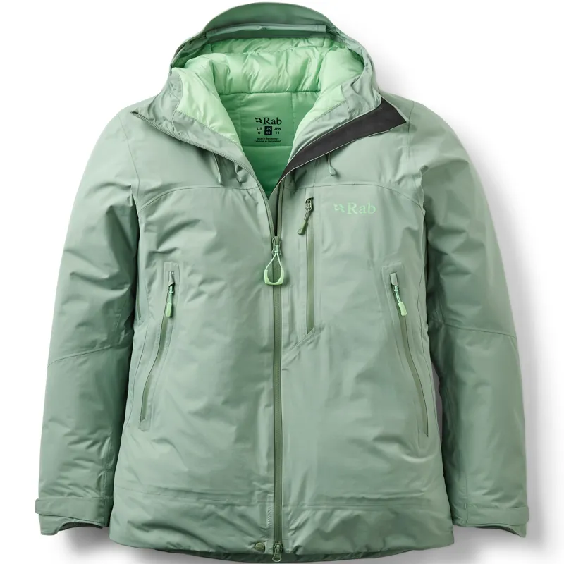 Rab Womens Xenon Shield Jacket - Dark Fig Green