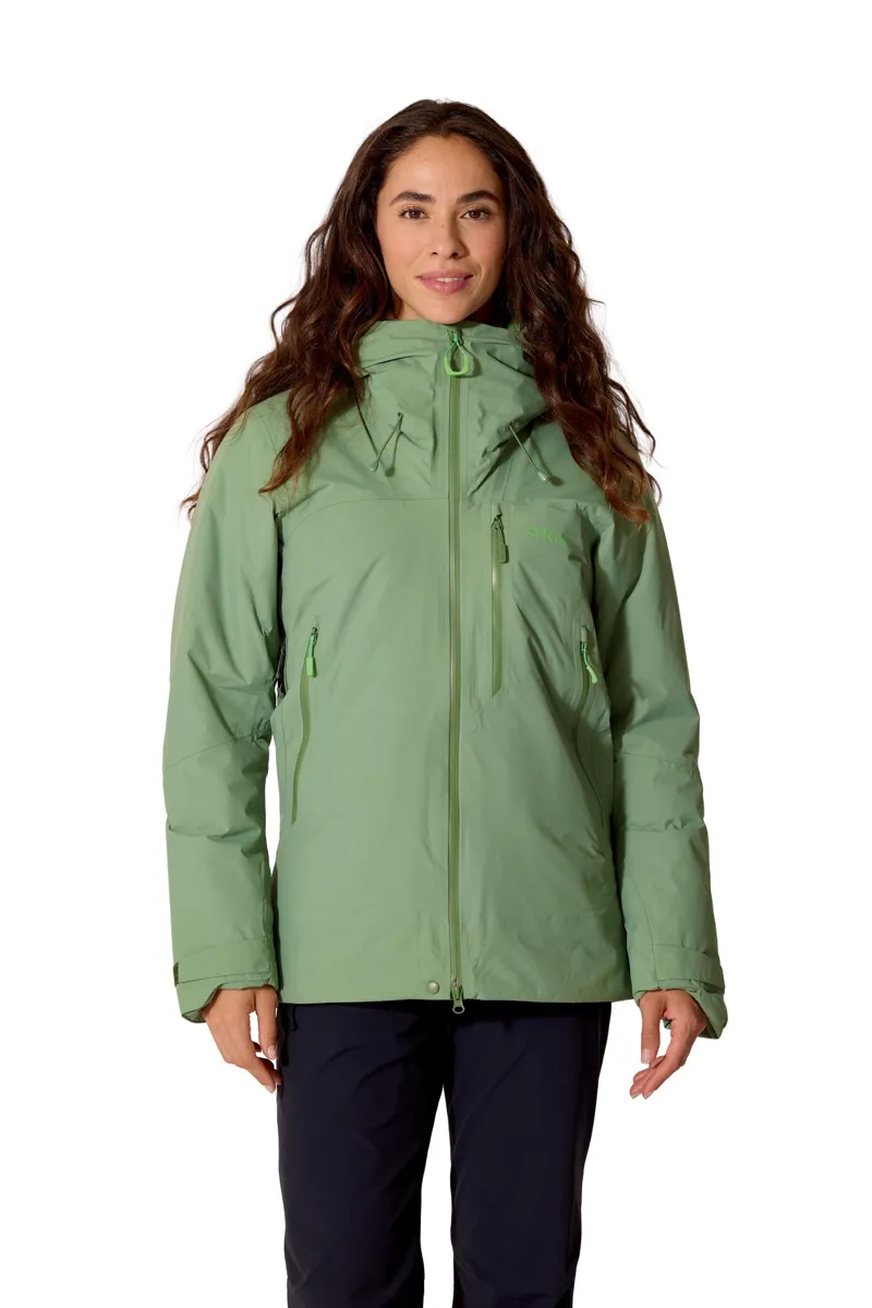 Rab Womens Xenon Shield Jacket - Dark Fig Green-4