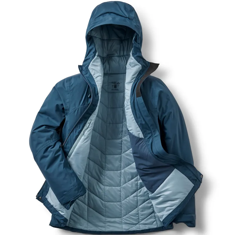 Rab Womens Xenon Shield Jacket - Tempest Blue-1