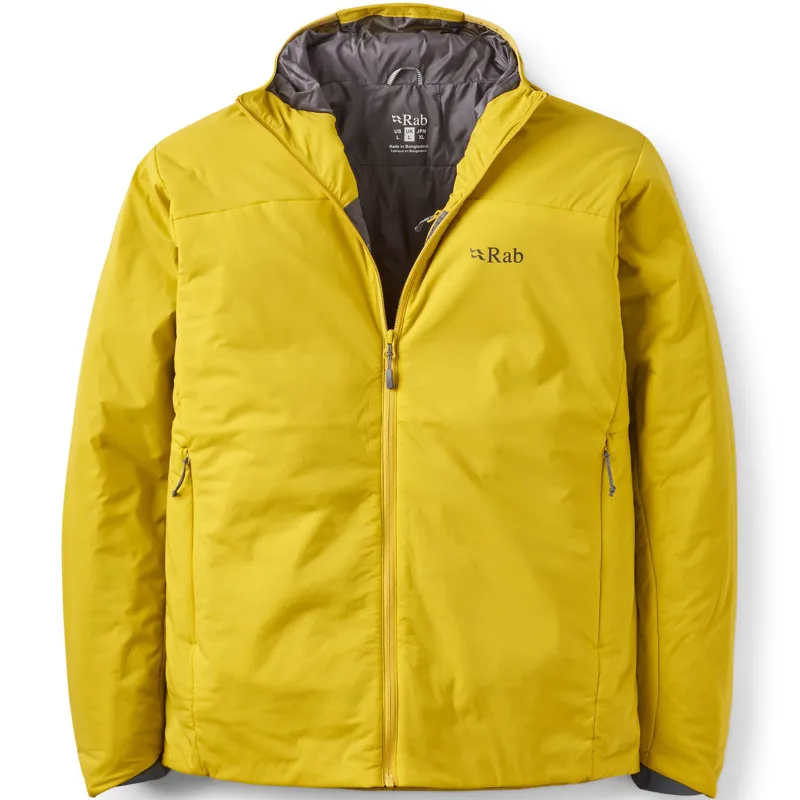 Rab Mens Xenair Alpine Light Jacket - Dark Pollen