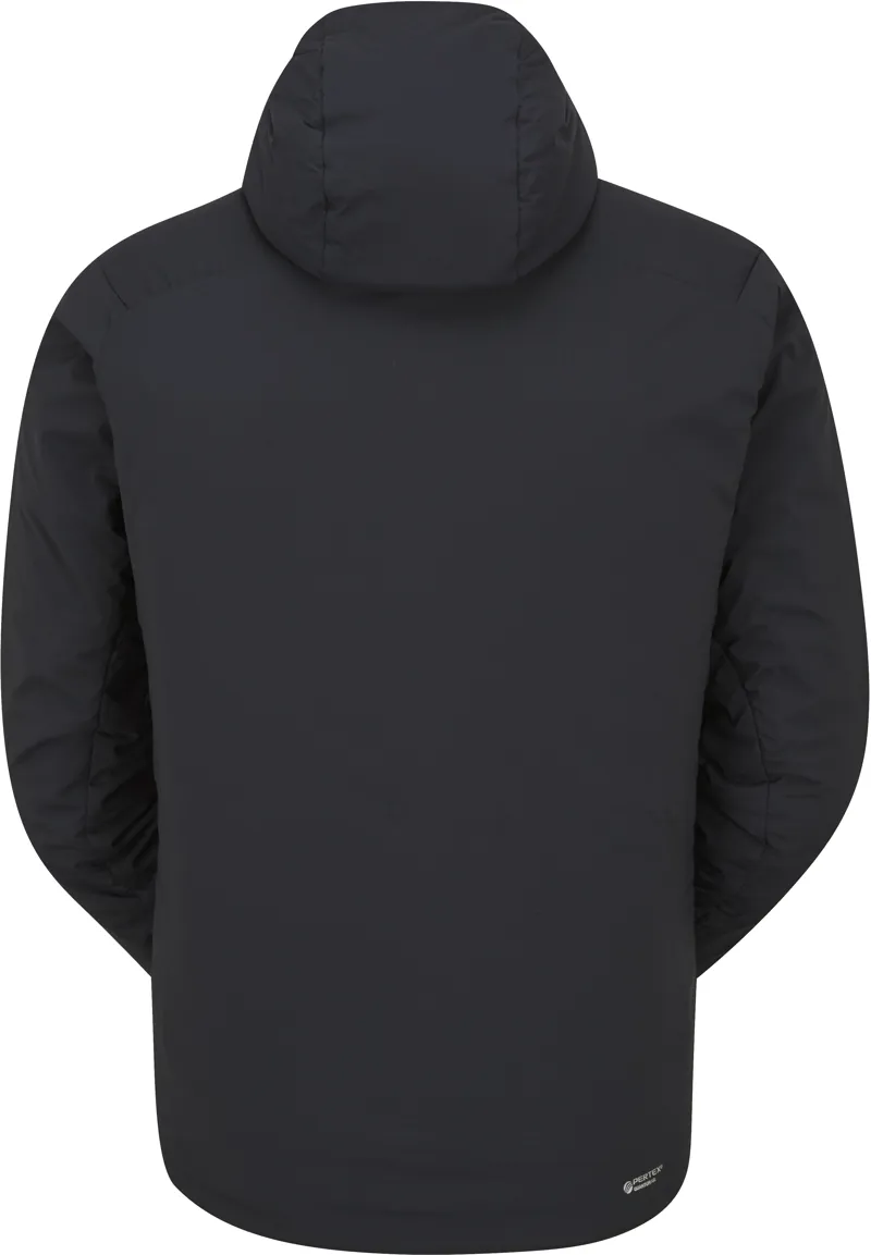 Rab Mens Xenair Alpine Light Jacket - Ebony-Marmalade-1