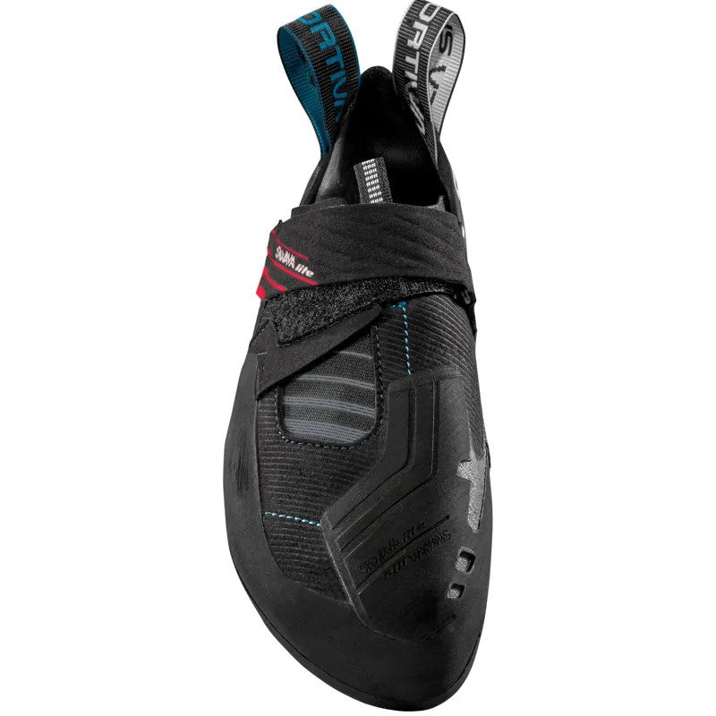 La Sportiva Womens Skwama Lite Climbing Shoes - Black-Malibu Blue-1
