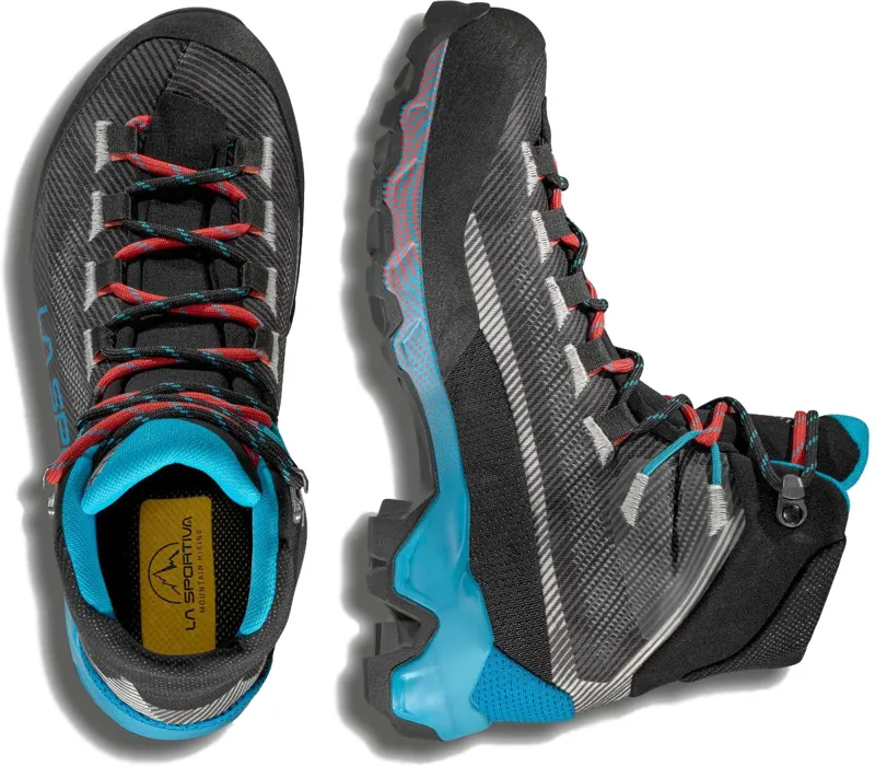 La Sportiva Womens Aequilibrium Hike GTX Boots - Carbon-Malibu Blue-2