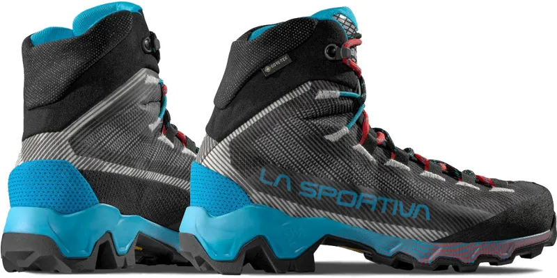 La Sportiva Womens Aequilibrium Hike GTX Boots - Carbon-Malibu Blue-3