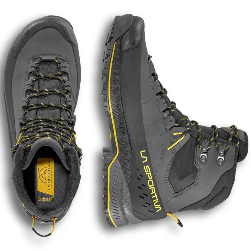 La Sportiva Mens TX5 Evo Mid GTX Boots - Carbon-Yellow-6
