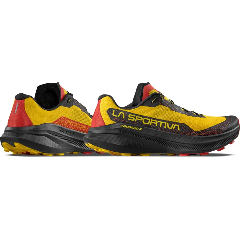 La Sportiva Mens Prodigio 2 Trail Running Shoes - Yellow-Black-2