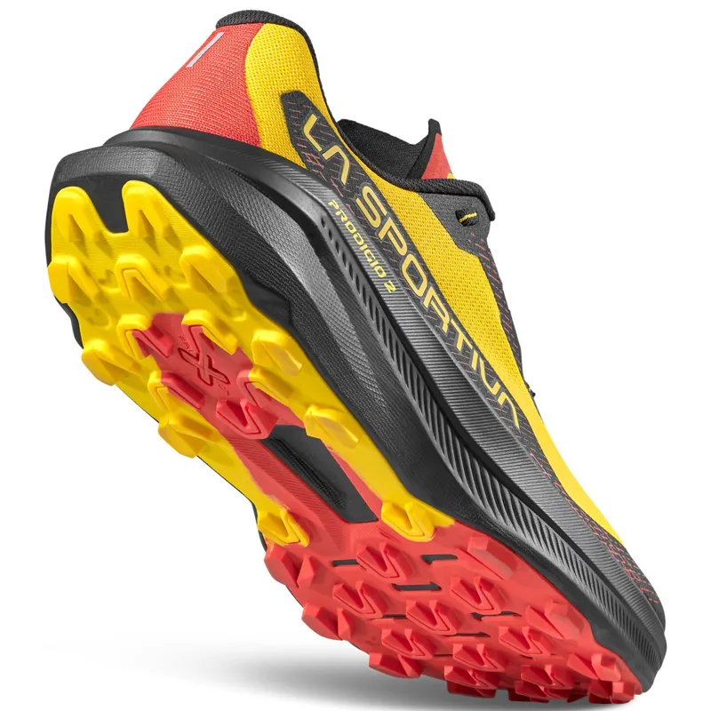 La Sportiva Mens Prodigio 2 Trail Running Shoes - Yellow-Black-4