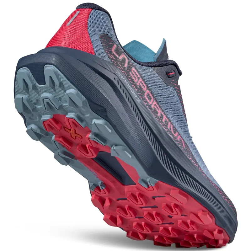 La Sportiva Womens Prodigio 2 Trail Running Shoes - Limestone-Azalea-4
