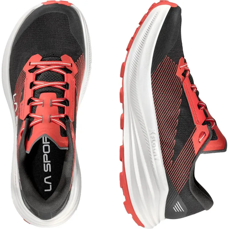 La Sportiva Mens Prodigio Max GTX Running Shoes - Black-Mountain Red-6