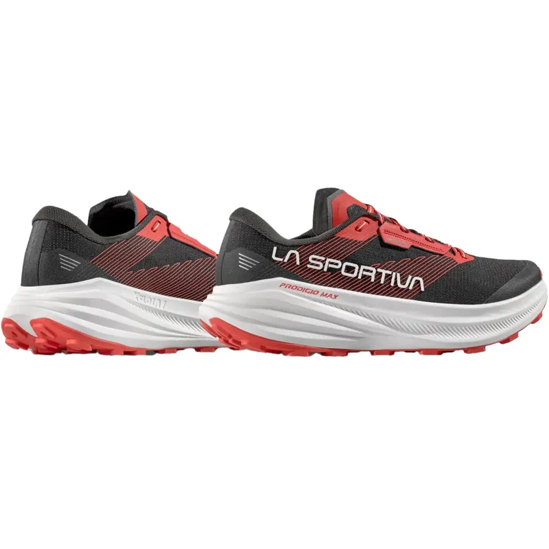 La Sportiva Mens Prodigio Max GTX Running Shoes - Black-Mountain Red-5