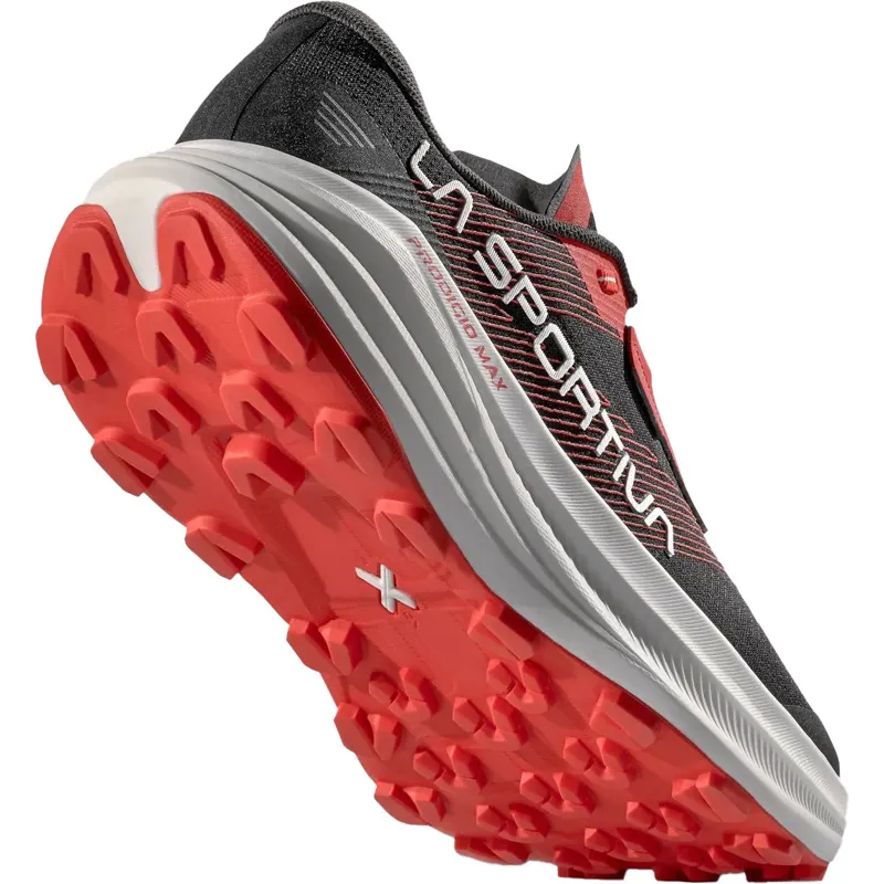 La Sportiva Mens Prodigio Max GTX Running Shoes - Black-Mountain Red-3