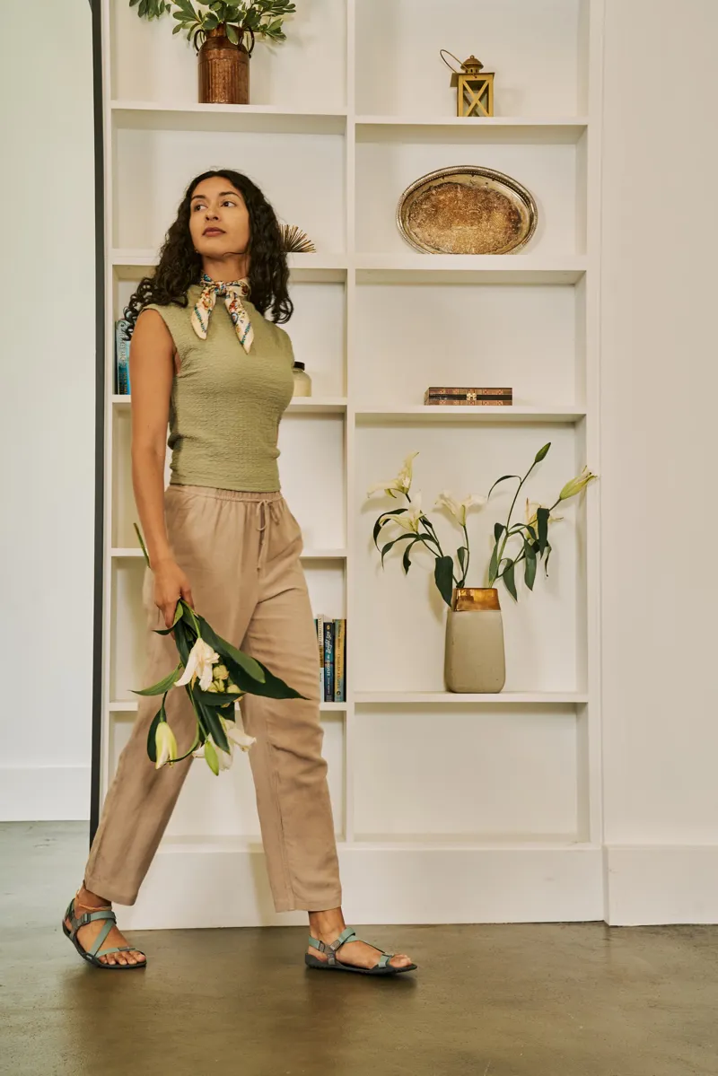 Xero Shoes Womens Z-Trek Sandals - Porcelain Blue-6