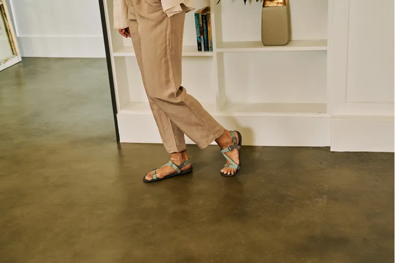 Xero Shoes Womens Z-Trek Sandals - Porcelain Blue-8